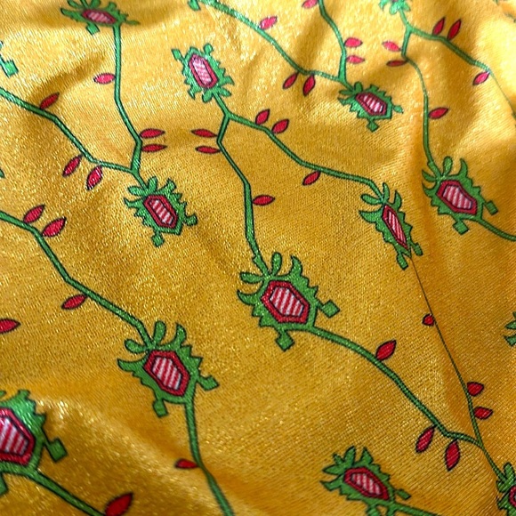 Shoshanna YELLOW MULTI CINCHED ONE PIECE Colorful Strapless Swimsuit 8 NEW $250! - Picture 7 of 14